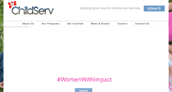 Desktop Screenshot of childserv.org